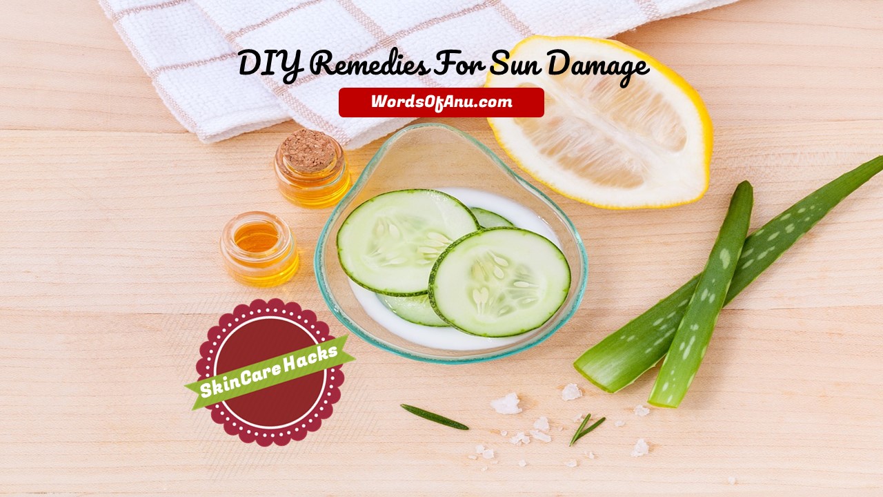 Easy DIY Remedies For Sun Damage : Instant Skin Soothing Treatment